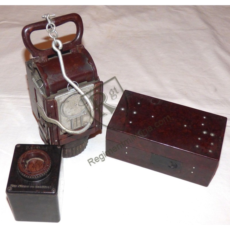 Ensemble lanterne carbure Heer