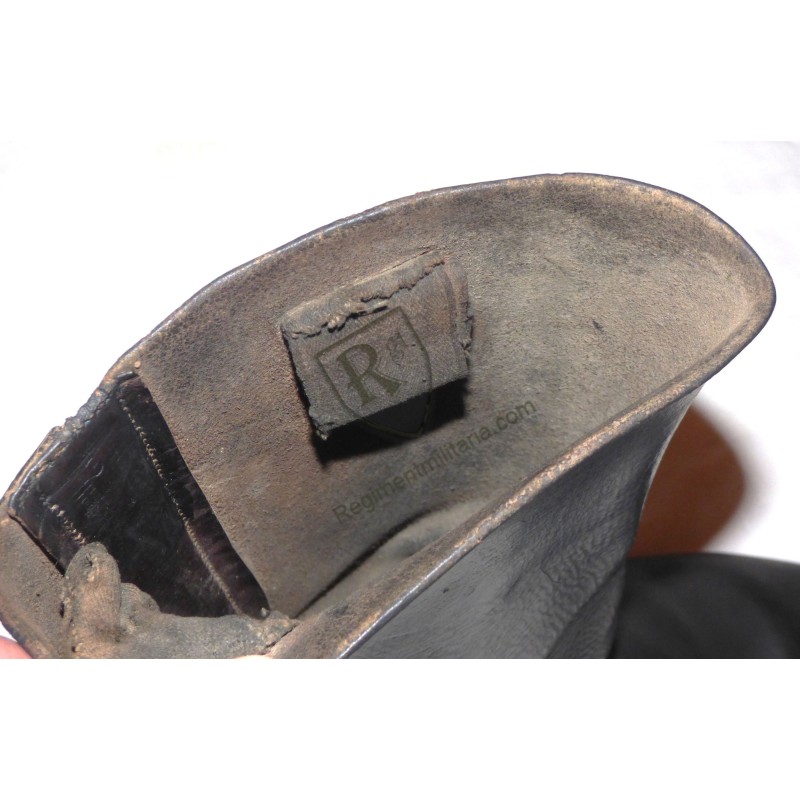 WH jackboots black leather