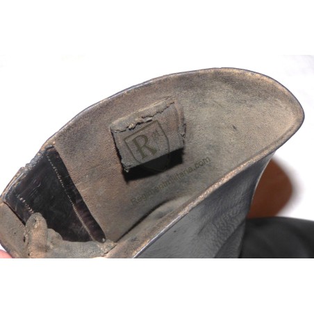 WH jackboots black leather