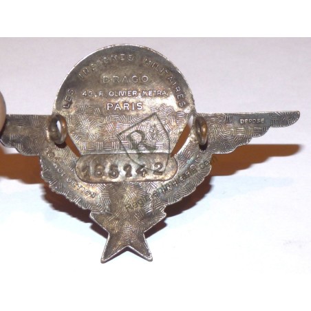 Brevet Parachutiste Drago Metra matriculé