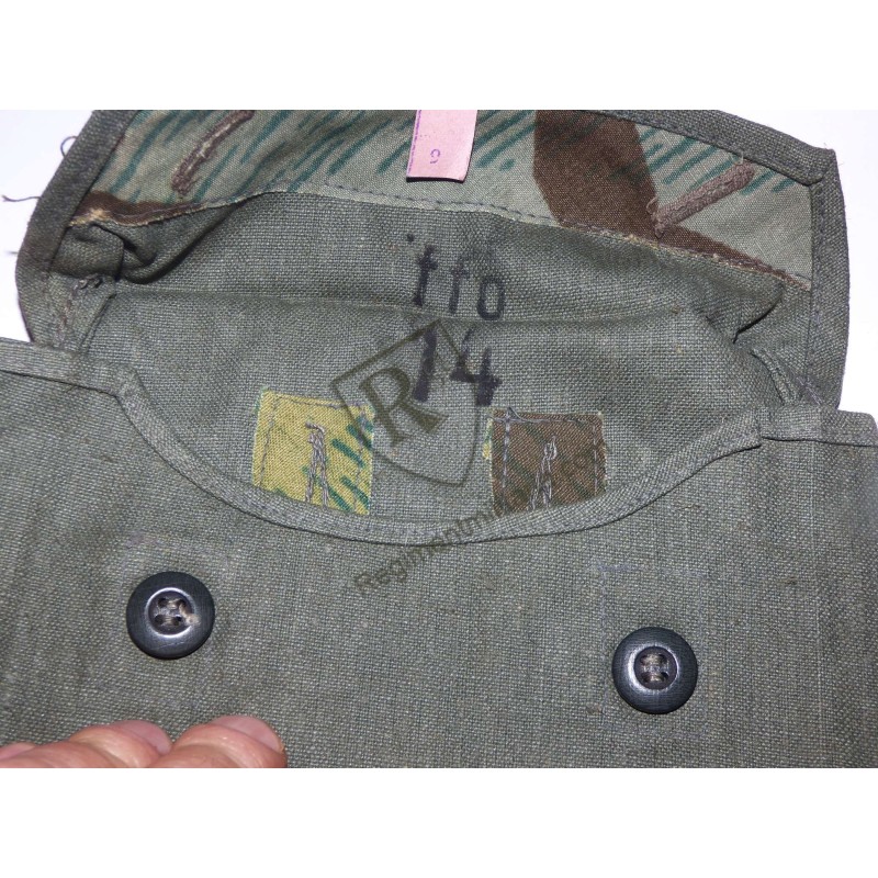 Housse de toile anti ypérite renforts camo Zeltbahn