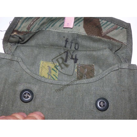 Housse de toile anti ypérite renforts camo Zeltbahn