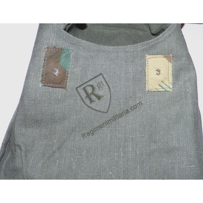 German anti-gas cape pouch with camouflaged reinforcements
