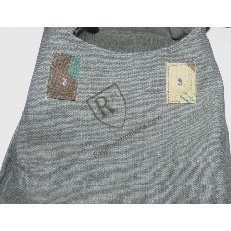 German anti-gas cape pouch with camouflaged reinforcements