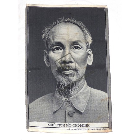Portrait en soie tissée de Hô Chi Minh