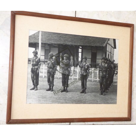 Large size photos paratrooper in Indochina