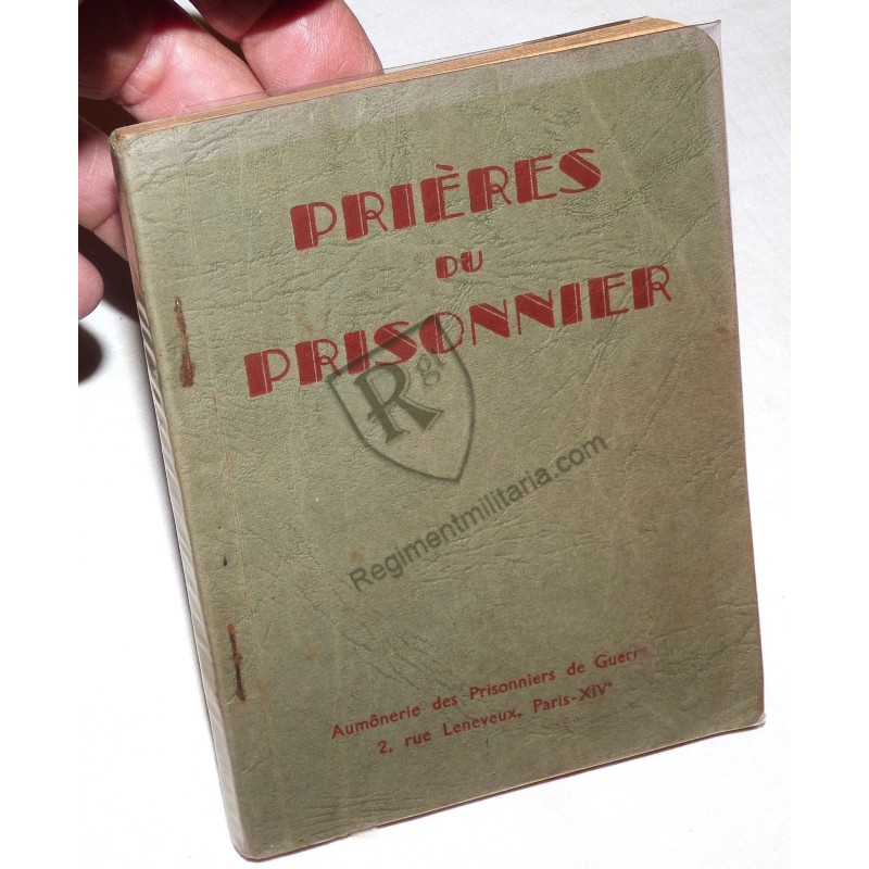 Prisonnier de guerre - Livre prières 1941 Stalag IB