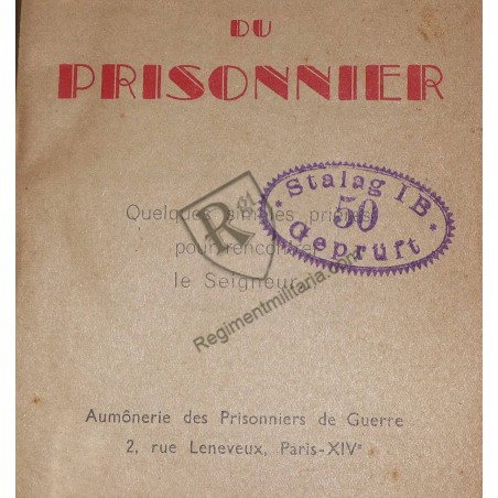 Prisonnier de guerre - Livre prières 1941 Stalag IB