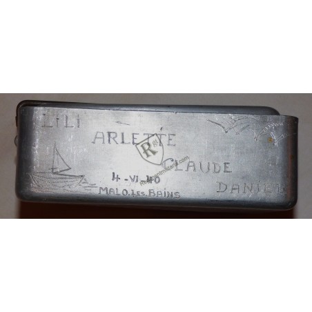 POW - Dunkirk June 1940 - Exceptional engraved mess tin