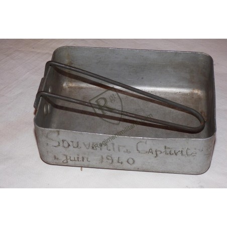 POW - Dunkirk June 4, 1940 - Engraved Mess Kit