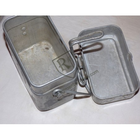 POW - engraved mess tin French Prisoner