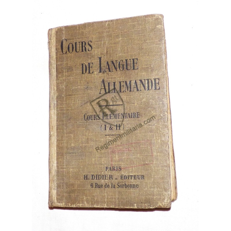 Prisonnier de guerre - Livre cours Allemand Stalag VIII C