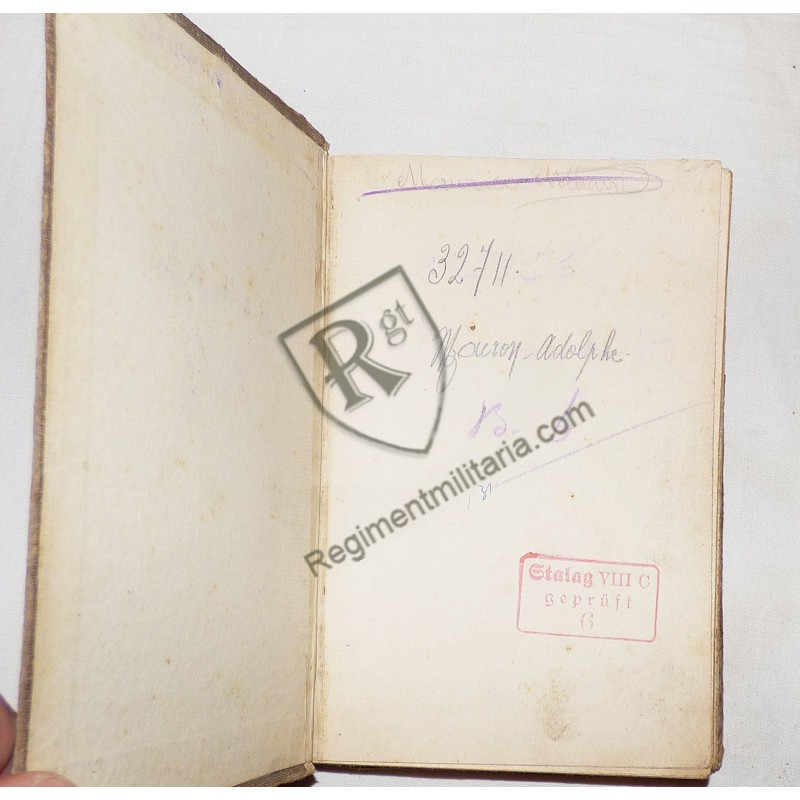 POW - German language course book Stalag VIII C