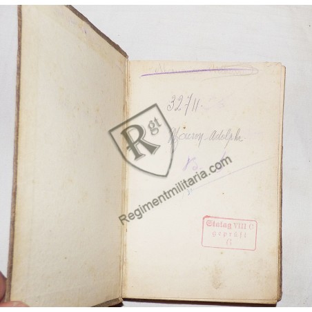 POW - German language course book Stalag VIII C