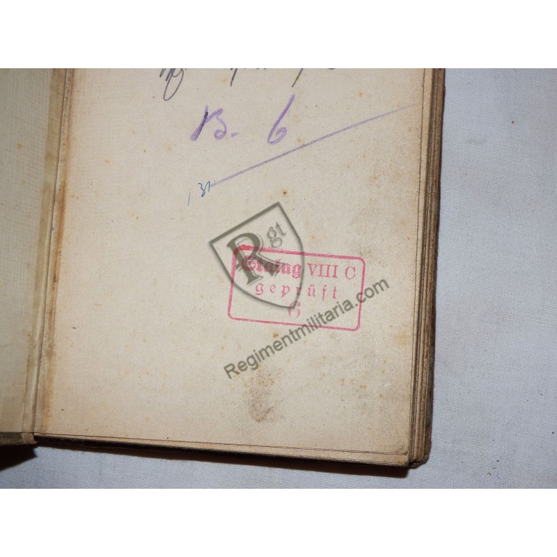 POW - German language course book Stalag VIII C