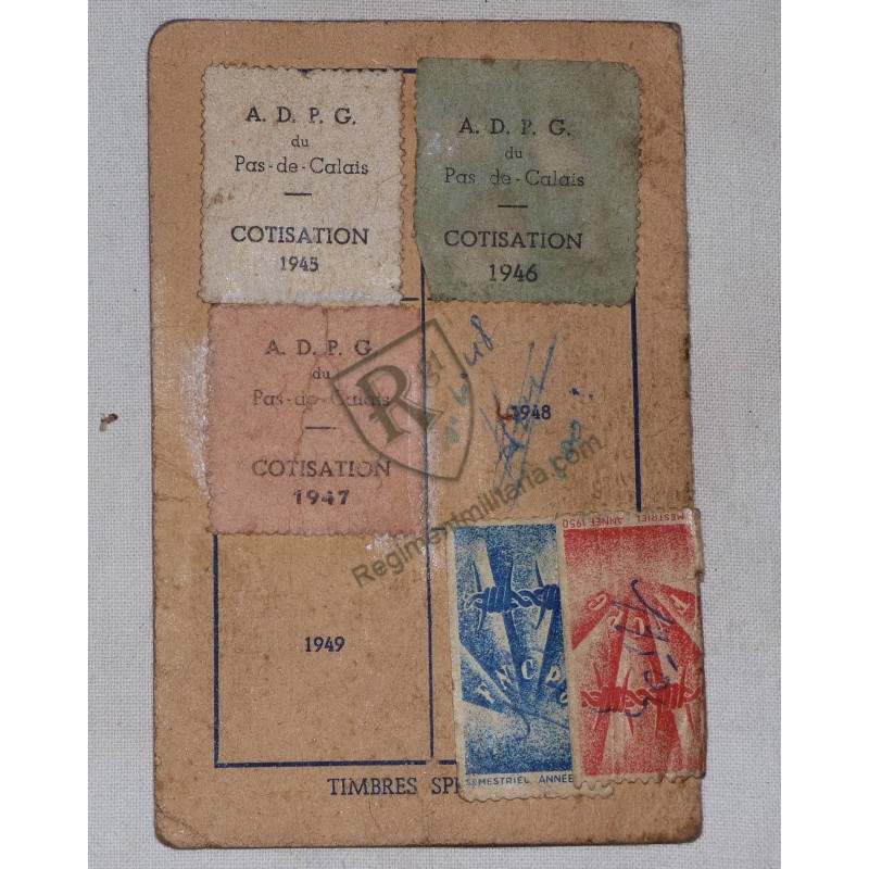 POW - Membership card 1945 STALAG IV C