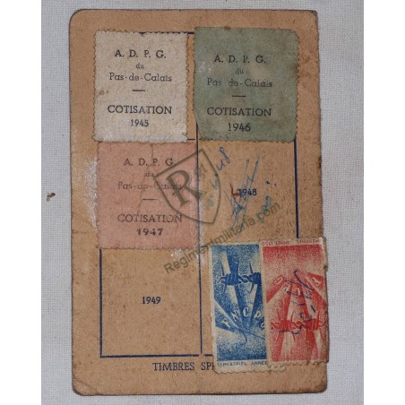 POW - Membership card 1945 STALAG IV C