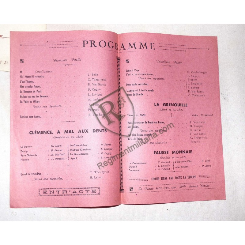 POW - Two programs of support celebrations 1942 and 1943