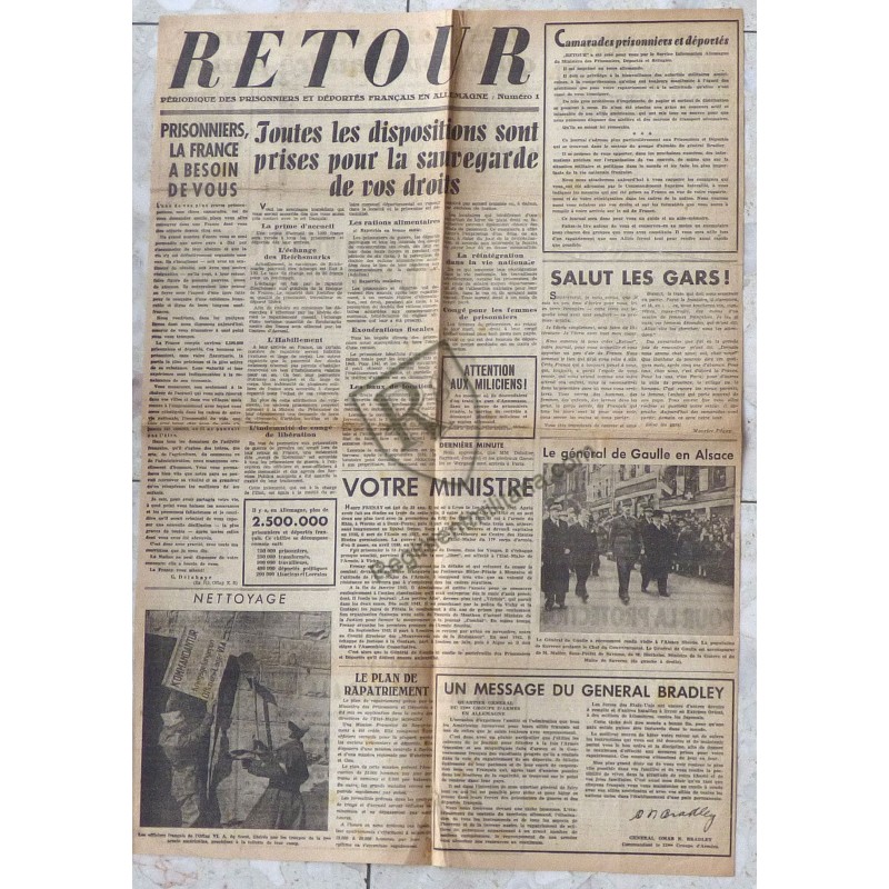 POW - Issue 1 of the newspaper RETOUR