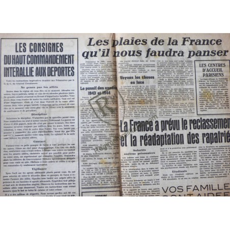 POW - Issue 1 of the newspaper RETOUR