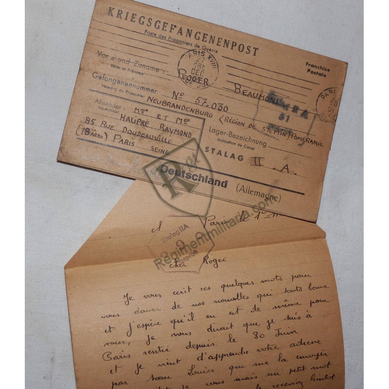 Prisonnier de guerre - Ensemble Stalag IIA