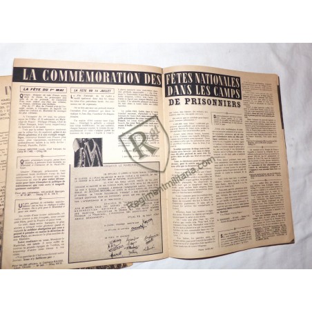 Prisonniers de guerre - journal L'espoir Français 1942
