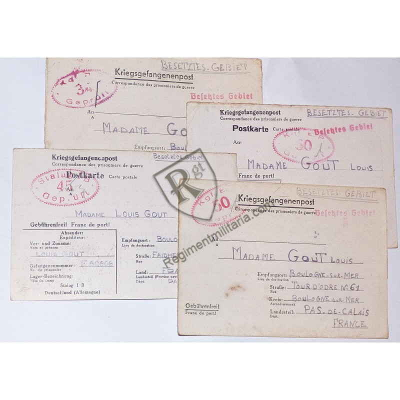Prisonnier de guerre - Correspondance Stalag 1B