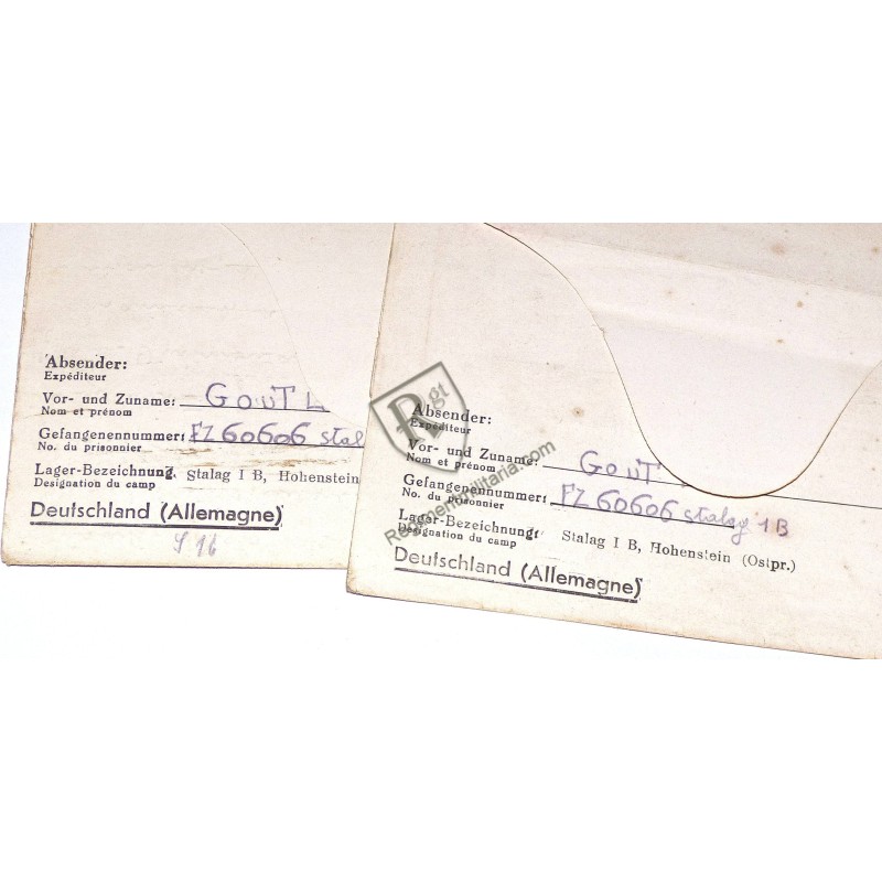 Prisonnier de guerre - Correspondance Stalag 1B