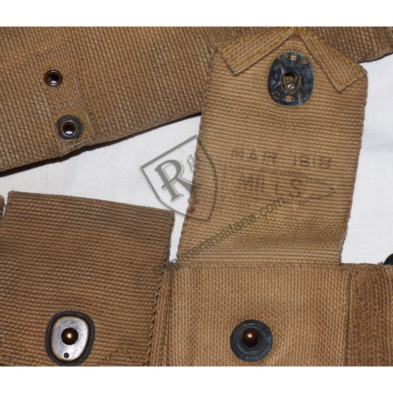 Ceinturon cartouchière US  Mills 1918