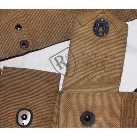 Ceinturon cartouchière US  Mills 1918