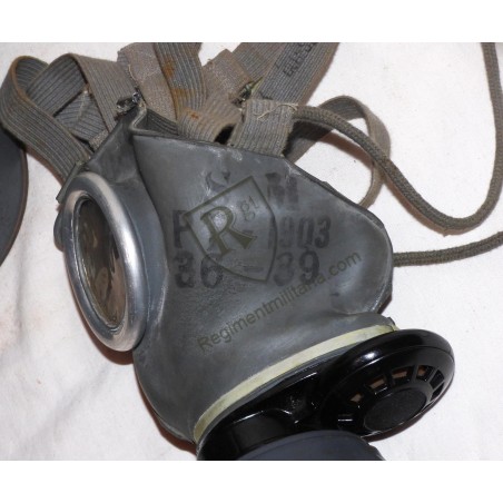 French Civil Defense gas mask