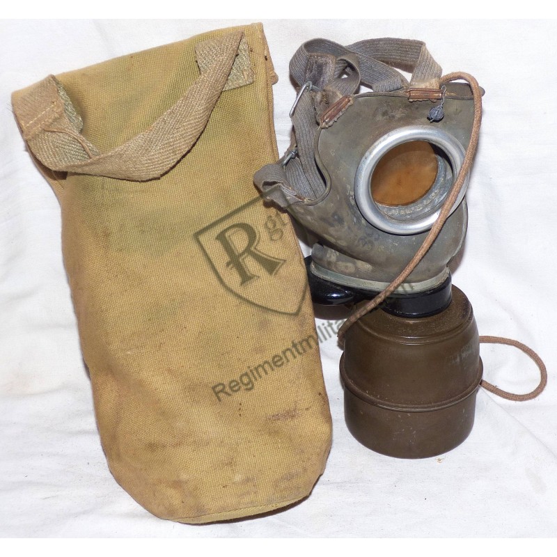 French Civil Defense gas mask