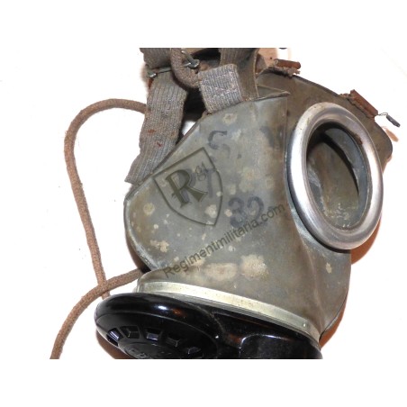 French Civil Defense gas mask