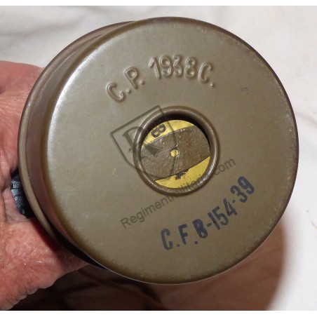 French Civil Defense gas mask