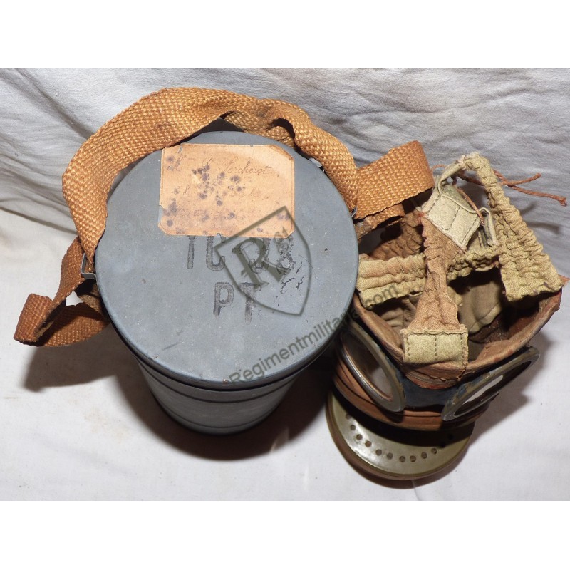 French Civil Defense gas mask