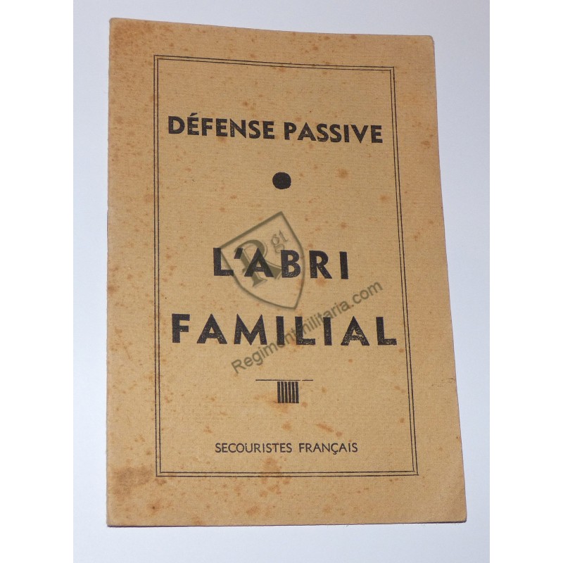 Civil Defense - FAMILY SHELTER Brochure