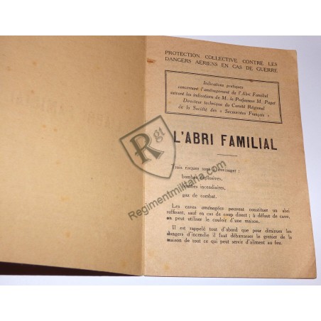 Civil Defense - FAMILY SHELTER Brochure