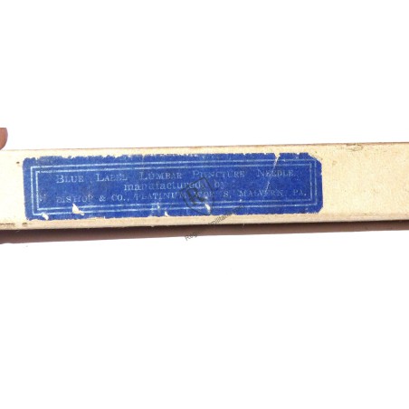 Aiguille ponction lombaire Medical Dept - US ARMY WW2