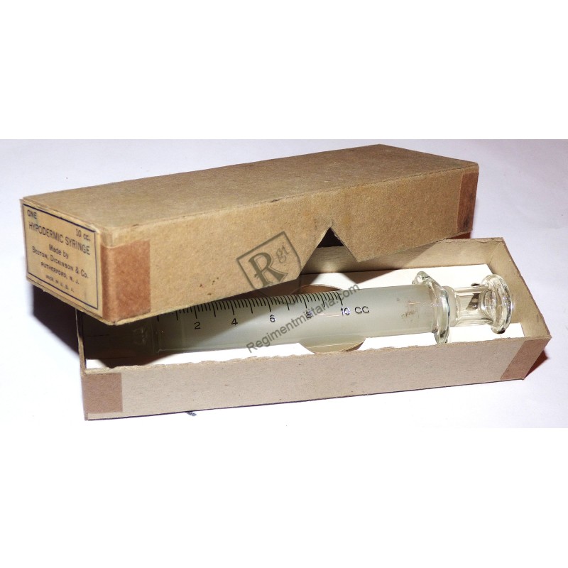 10cc syringe Medical Dept US ARMY WW2 10cc syringe Medical Dept US ARMY WW2
