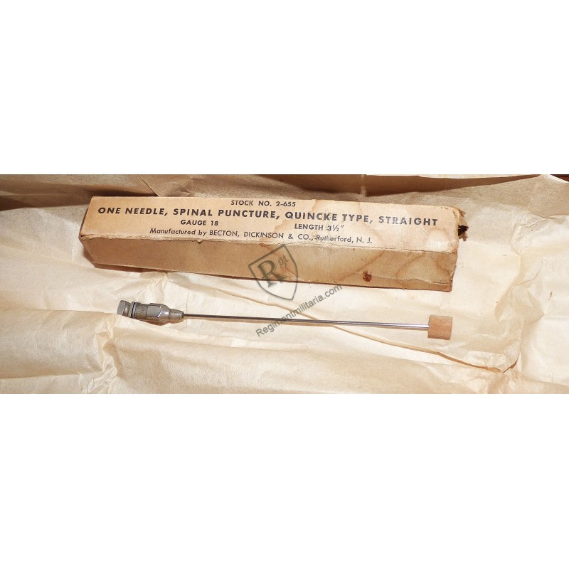 Lumbar puncture needle Medical Dept US ARMY WW2 Lumbar puncture needle Medical Dept US ARMY WW2
