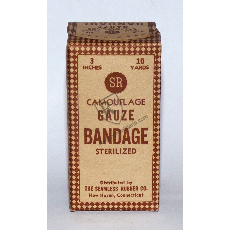 Camo Gauze bandage Medical Dept US ARMY WW2