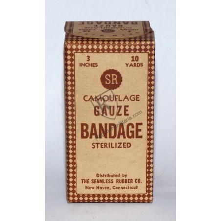 Camo Gauze bandage Medical Dept US ARMY WW2