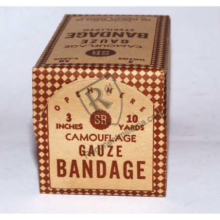 Camo Gauze bandage Medical Dept US ARMY WW2