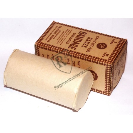 Camo Gauze bandage Medical Dept US ARMY WW2
