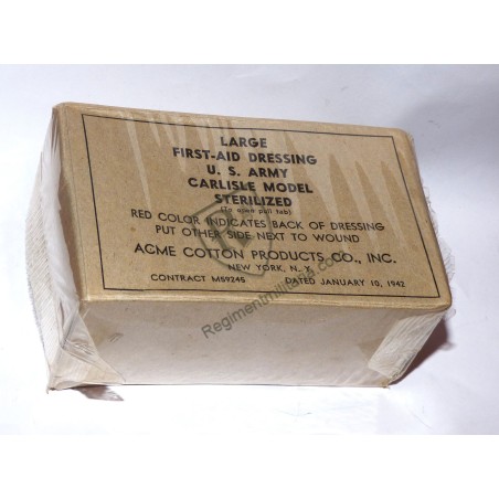 Carlisle First Aid Dressing - US ARMY 1942