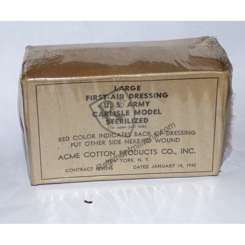 Carlisle First Aid Dressing - US ARMY 1942