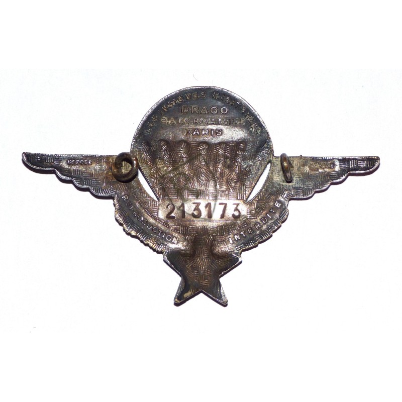 Numbered French Para Badge by DRAGO Romainville