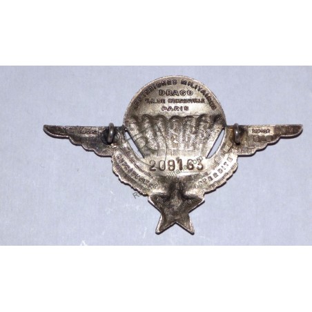 Numbered French Para Badge by DRAGO Romainville