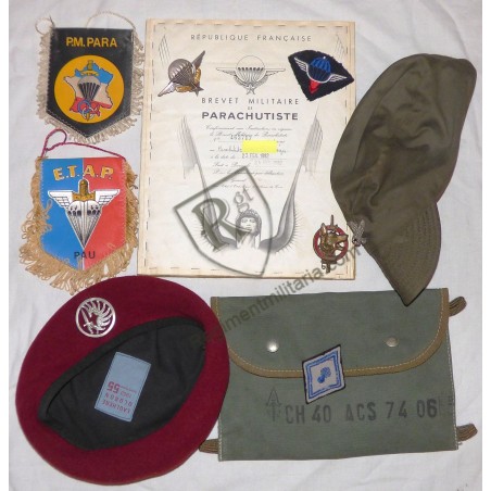 BEL ENSEMBLE PARACHUTISTE ANNEES 1980