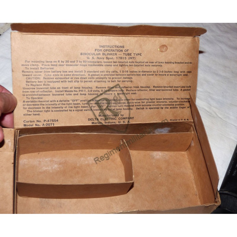 US  Binocular blinker-tube type USN